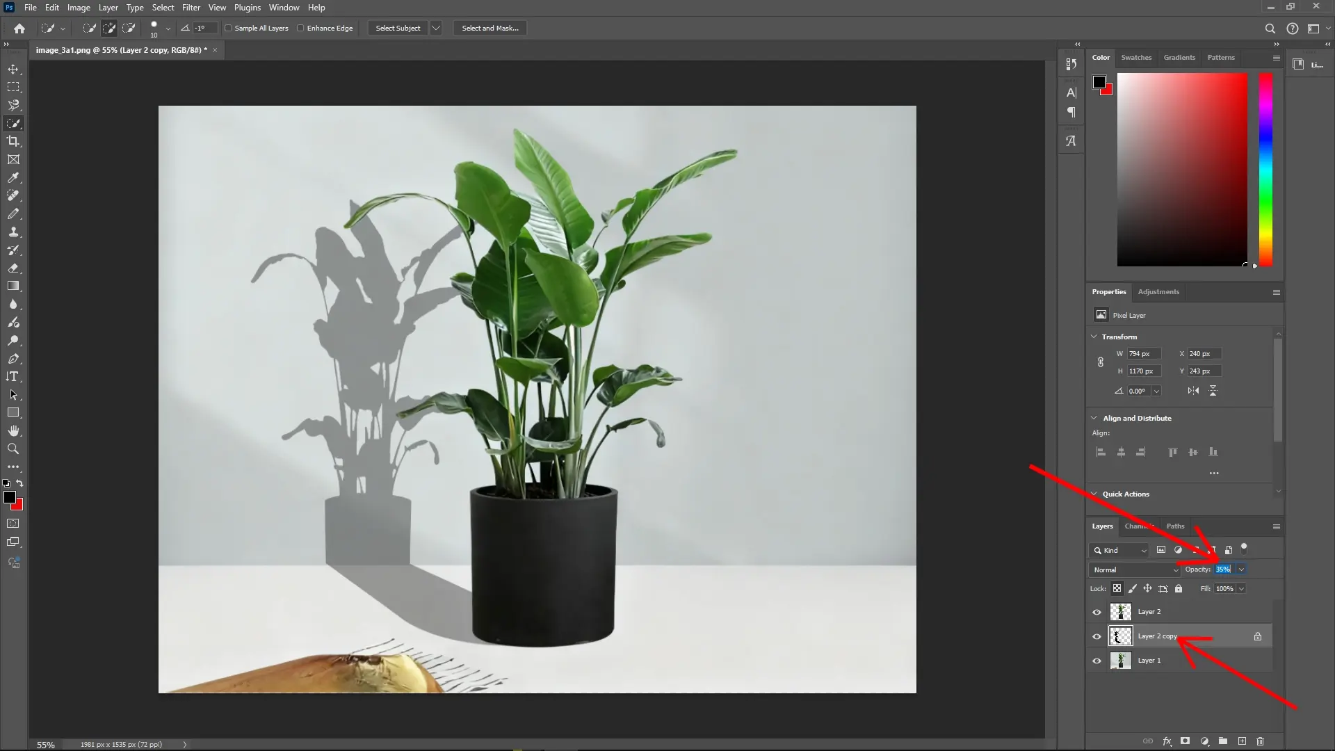 Creating Realistic Corner Shadows in Photoshop: Step 6