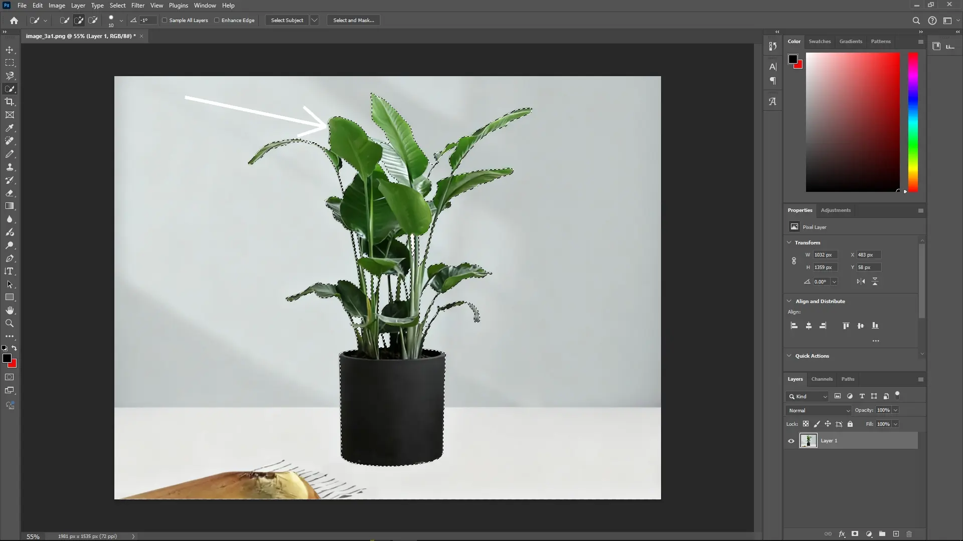 Creating Realistic Corner Shadows in Photoshop: Step 2
