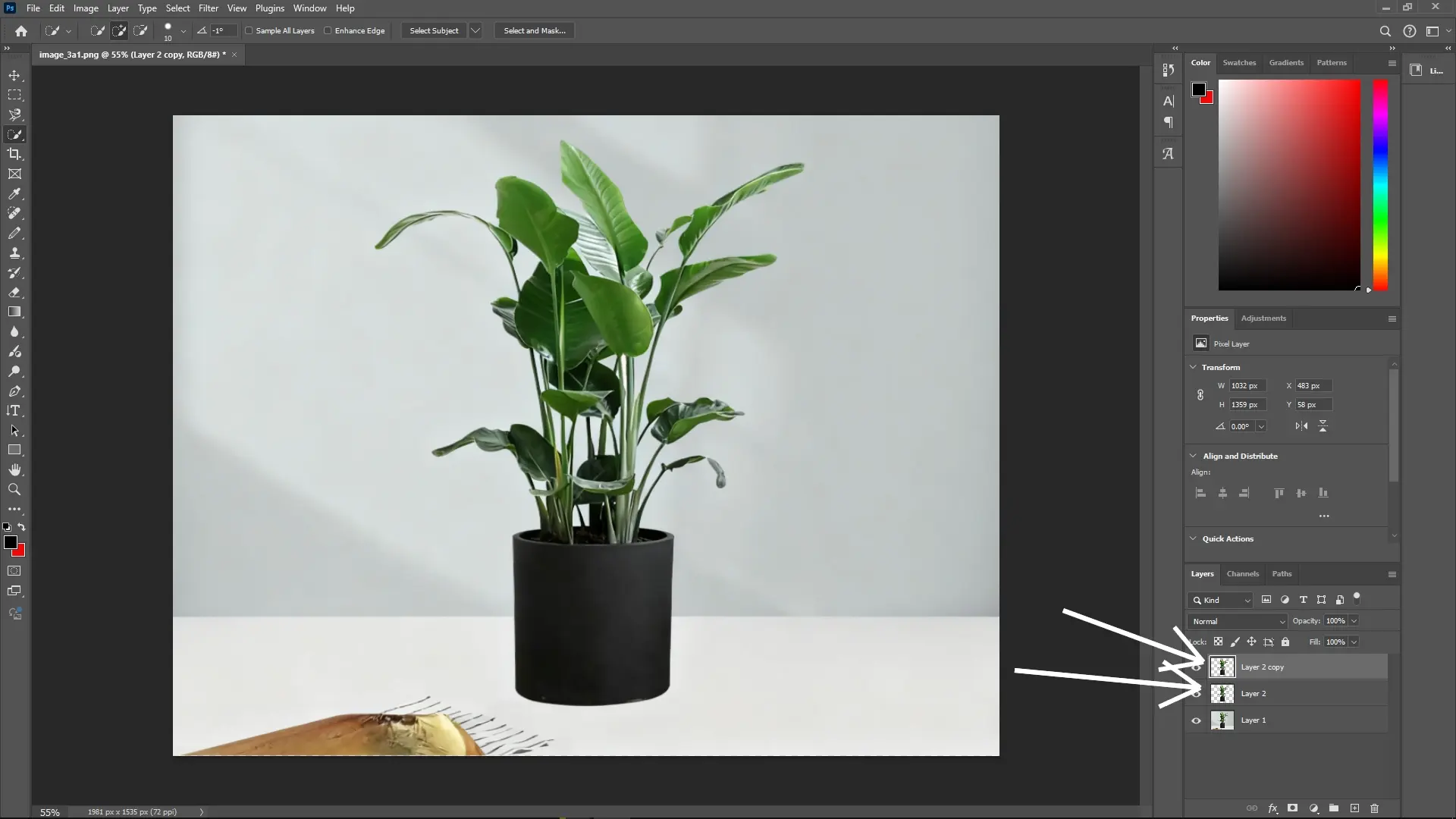 Creating Realistic Corner Shadows in Photoshop: Step 2