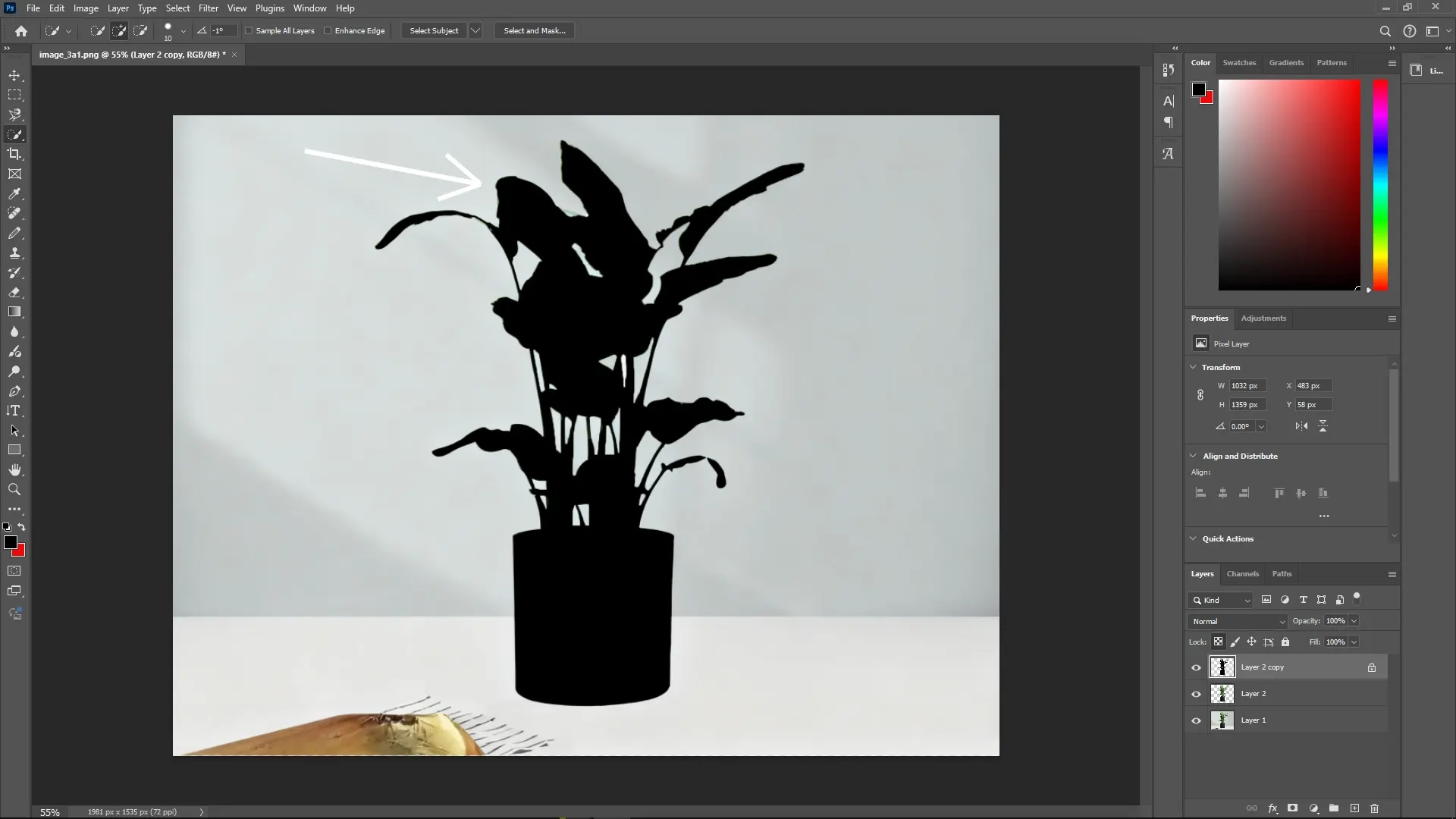 Creating Realistic Corner Shadows in Photoshop: Step 3-2