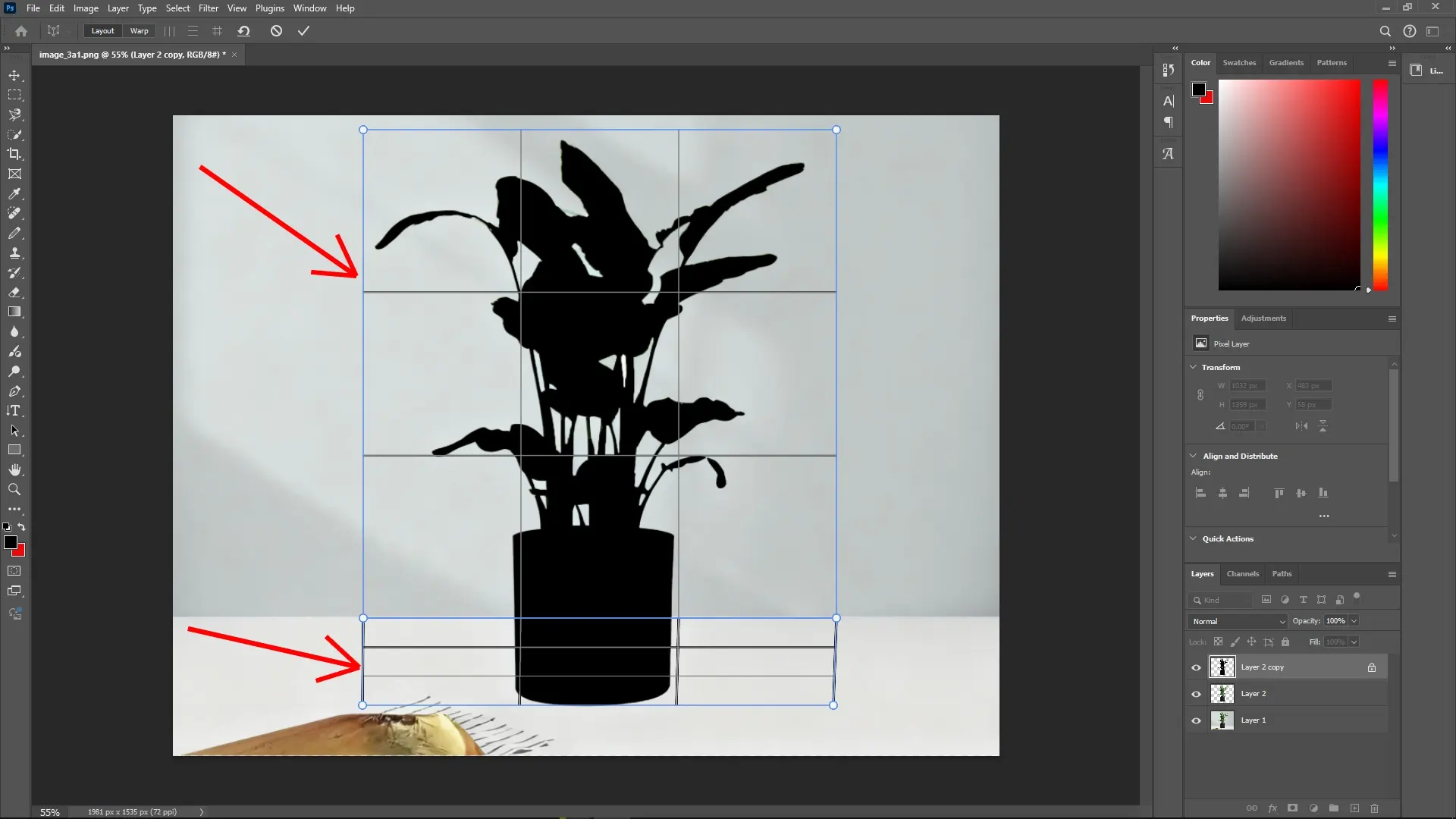Creating Realistic Corner Shadows in Photoshop: Step 4-2