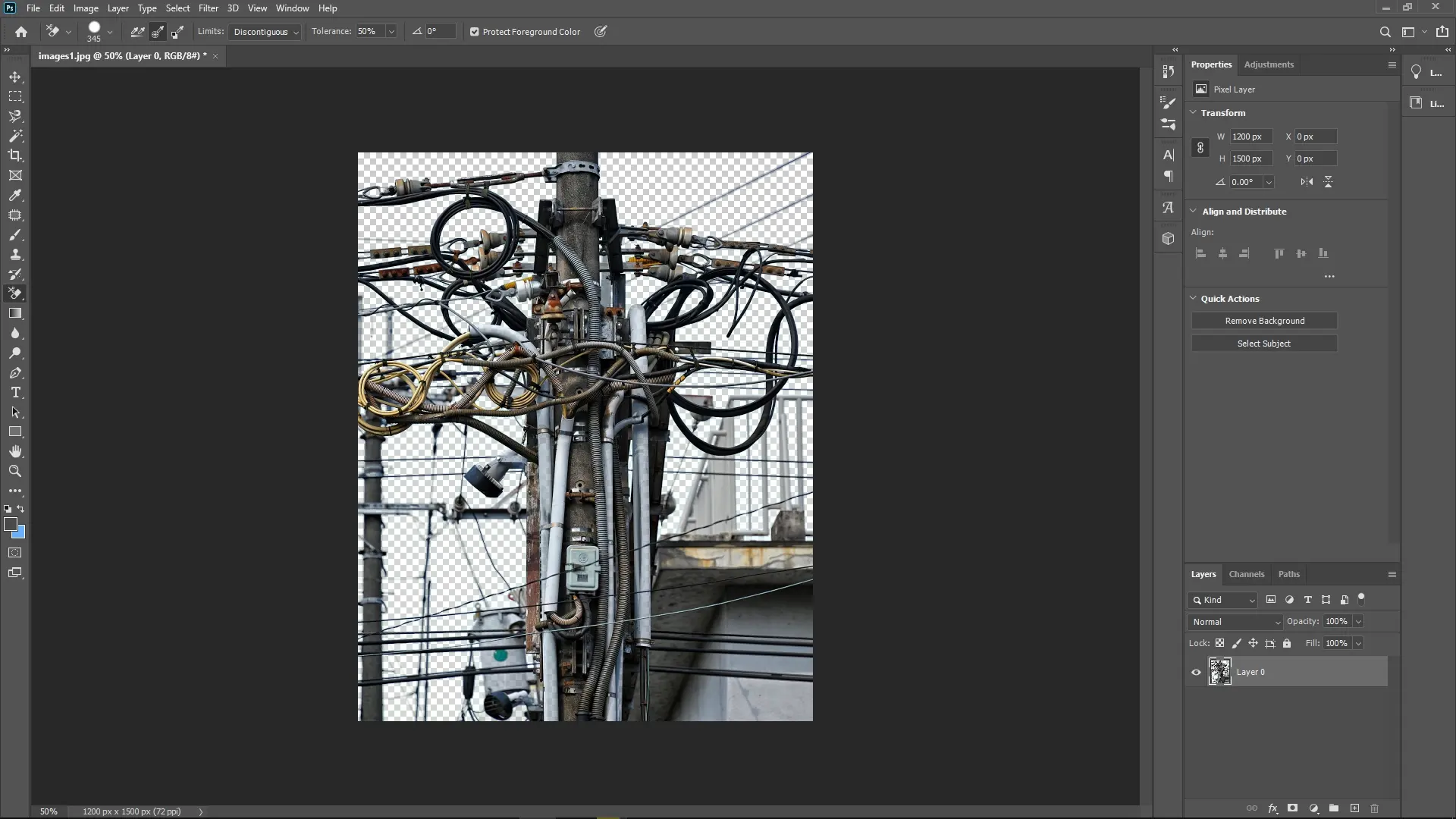How to Extract Cluttered Objects from a Complex Background：Step 4-2