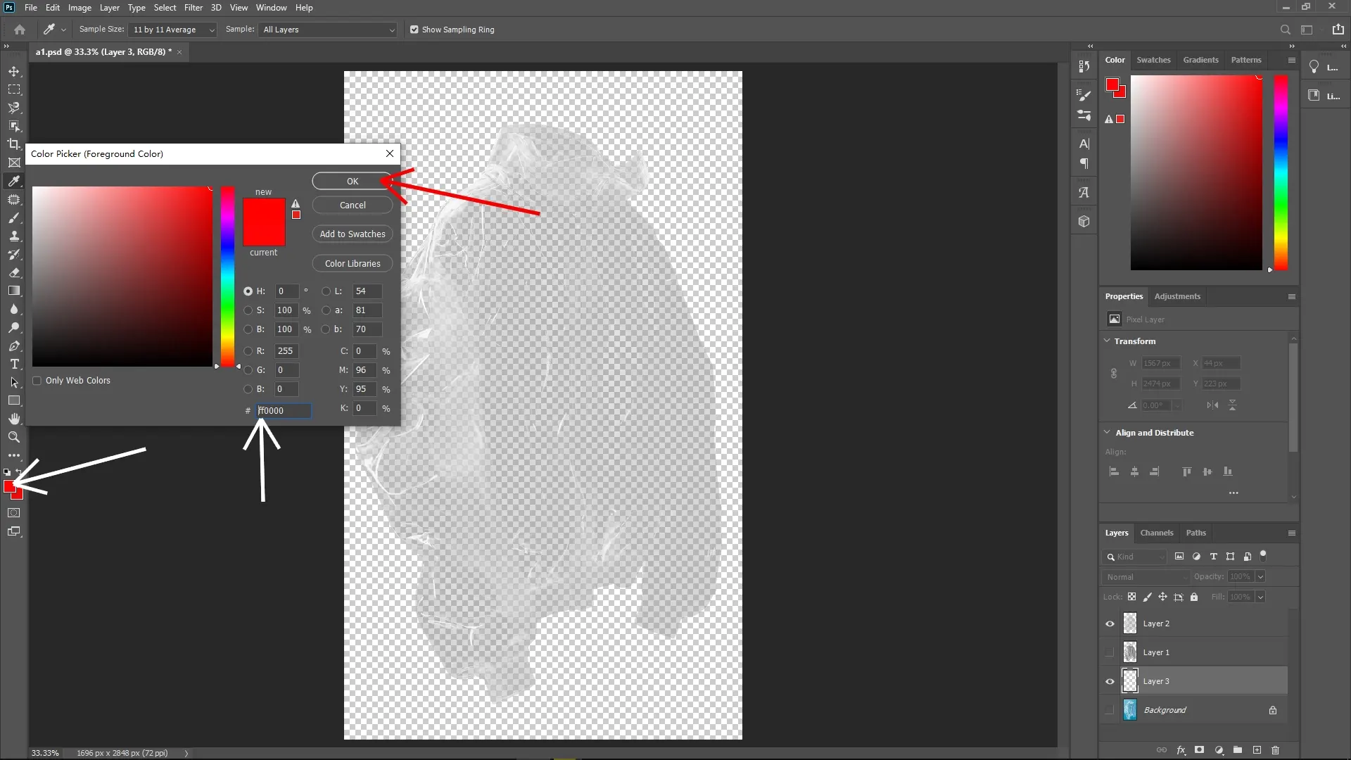 How to Extract a Transparent Object in Photoshop: Step 6-2