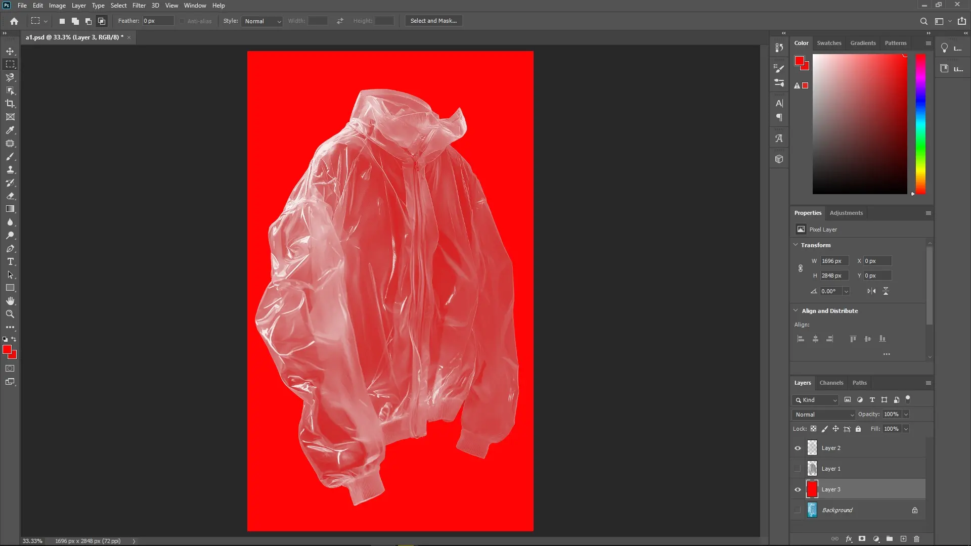 How to Extract a Transparent Object in Photoshop: Step 6-3