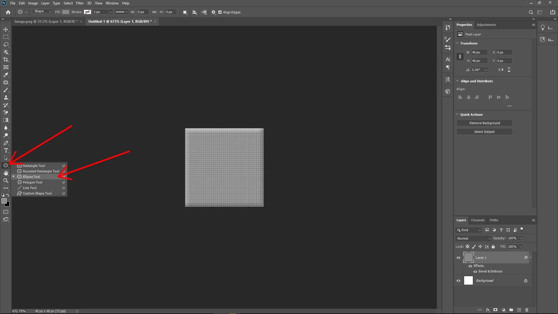 How to Create a Lego Pixel Effect in Photoshop: Step 5-1