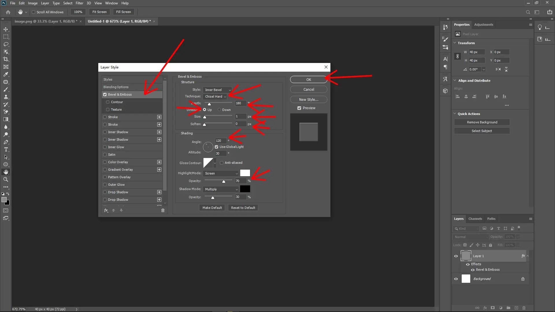 How to Create a Lego Pixel Effect in Photoshop: Step 4-2