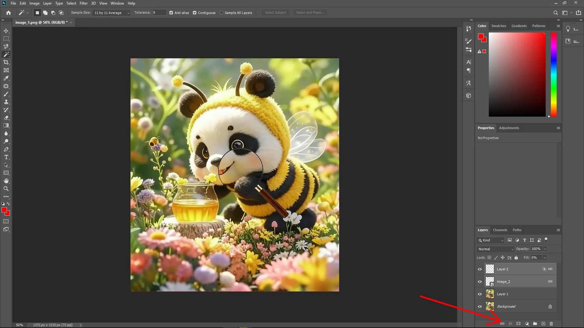 How to Create a Localized Zoom Effect in Photoshop: Step 9-2