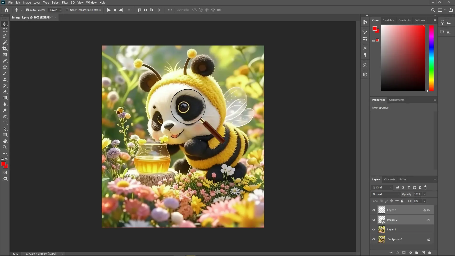 How to Create a Localized Zoom Effect in Photoshop: Step 10