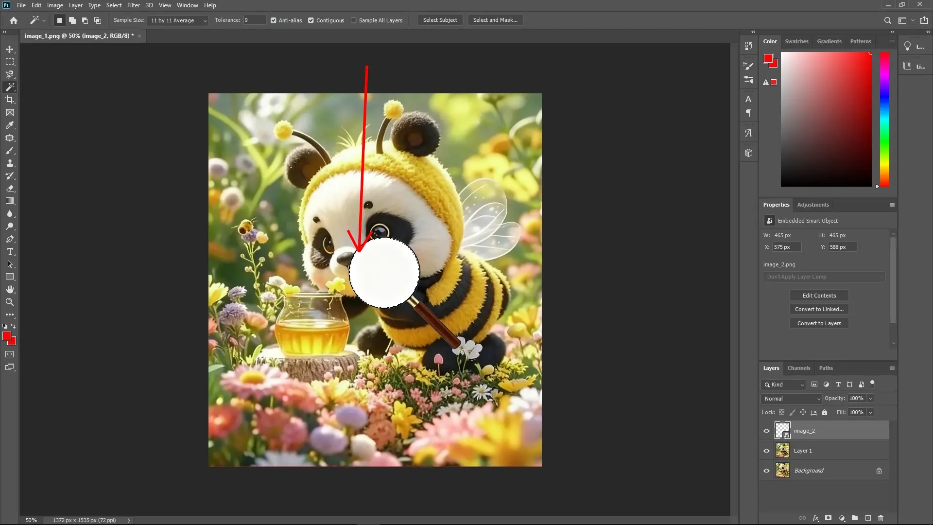 How to Create a Localized Zoom Effect in Photoshop: Step 6-2