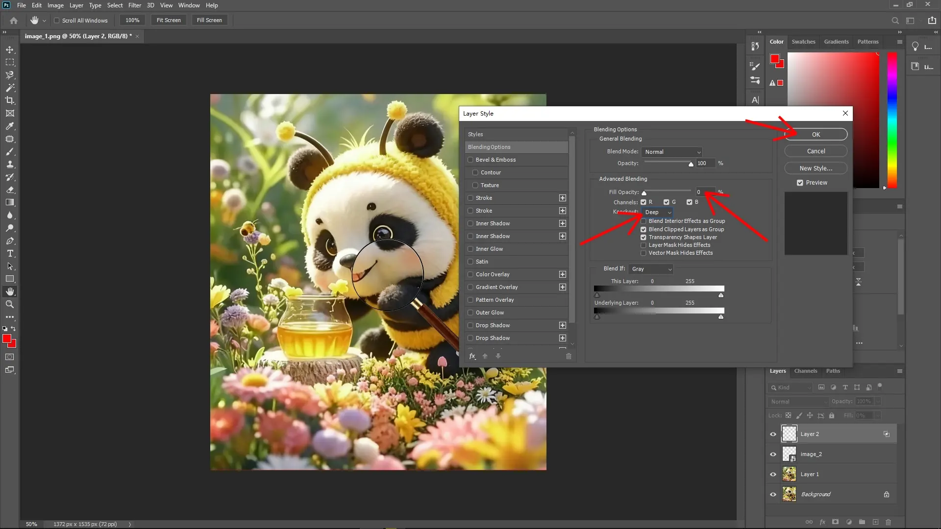 How to Create a Localized Zoom Effect in Photoshop: Step 8
