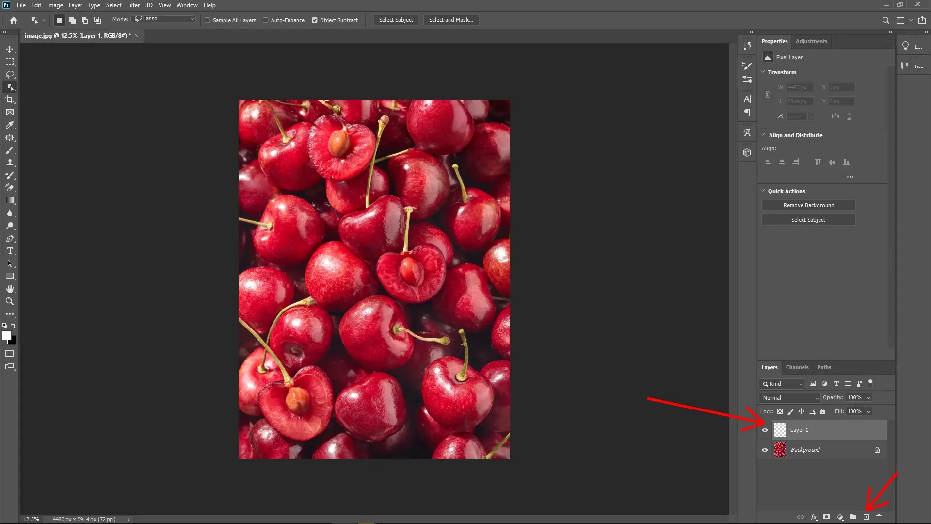 How to Create a Plastic Film Effect on Photos in Photoshop: Step 1