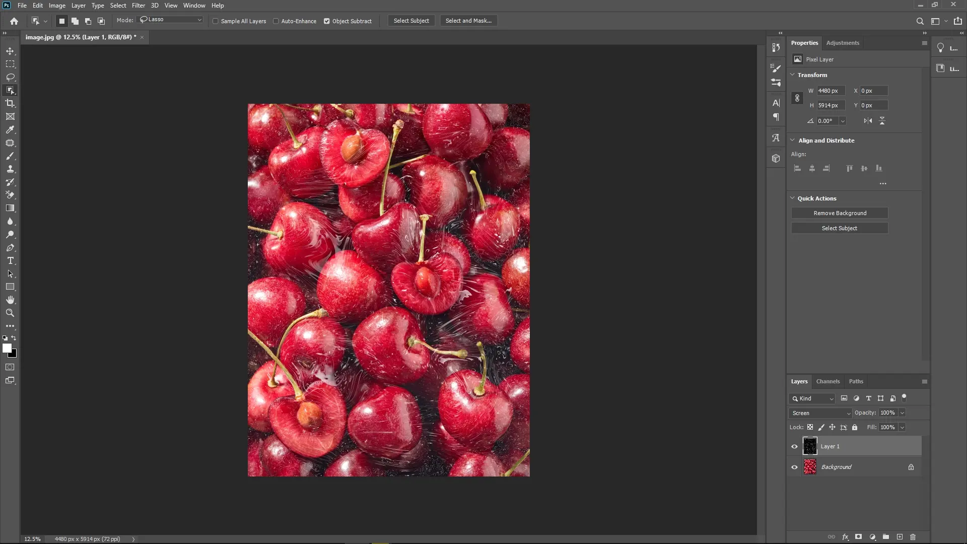 How to Create a Plastic Film Effect on Photos in Photoshop: Step 7-2