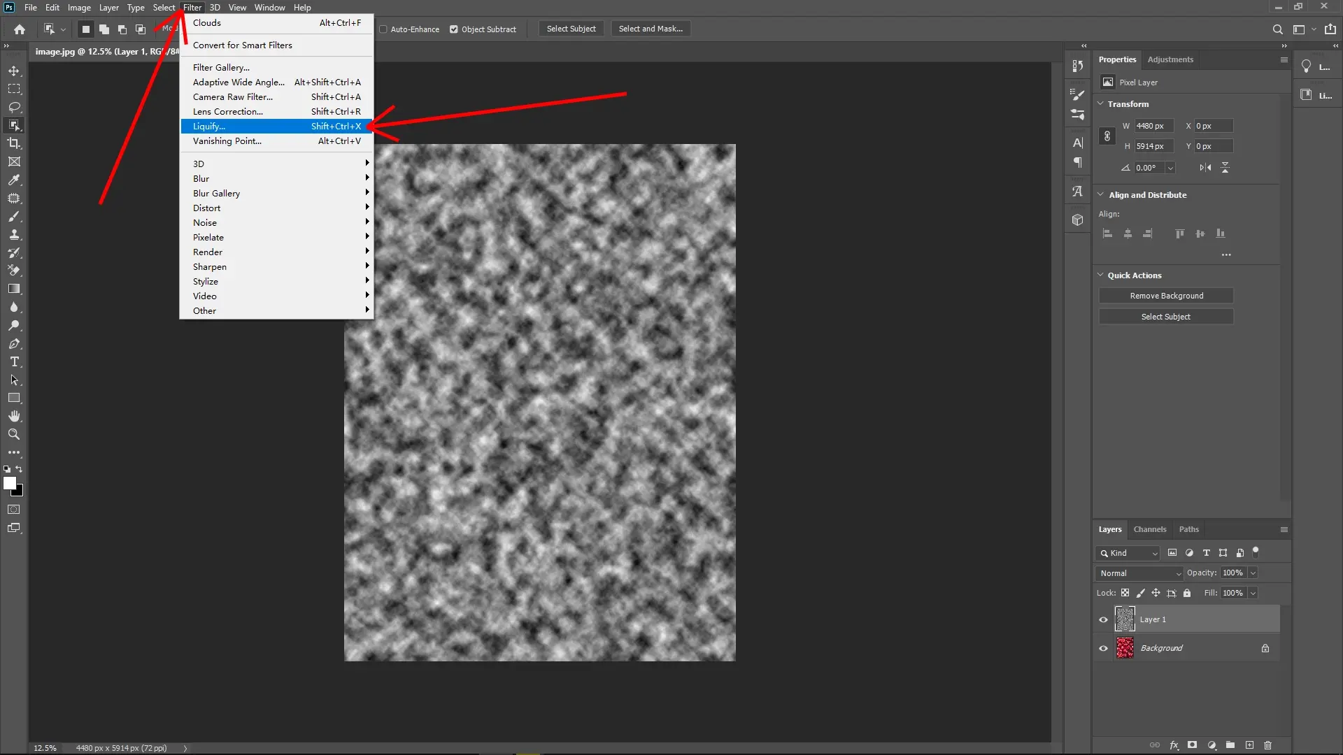 How to Create a Plastic Film Effect on Photos in Photoshop: Step 3-1