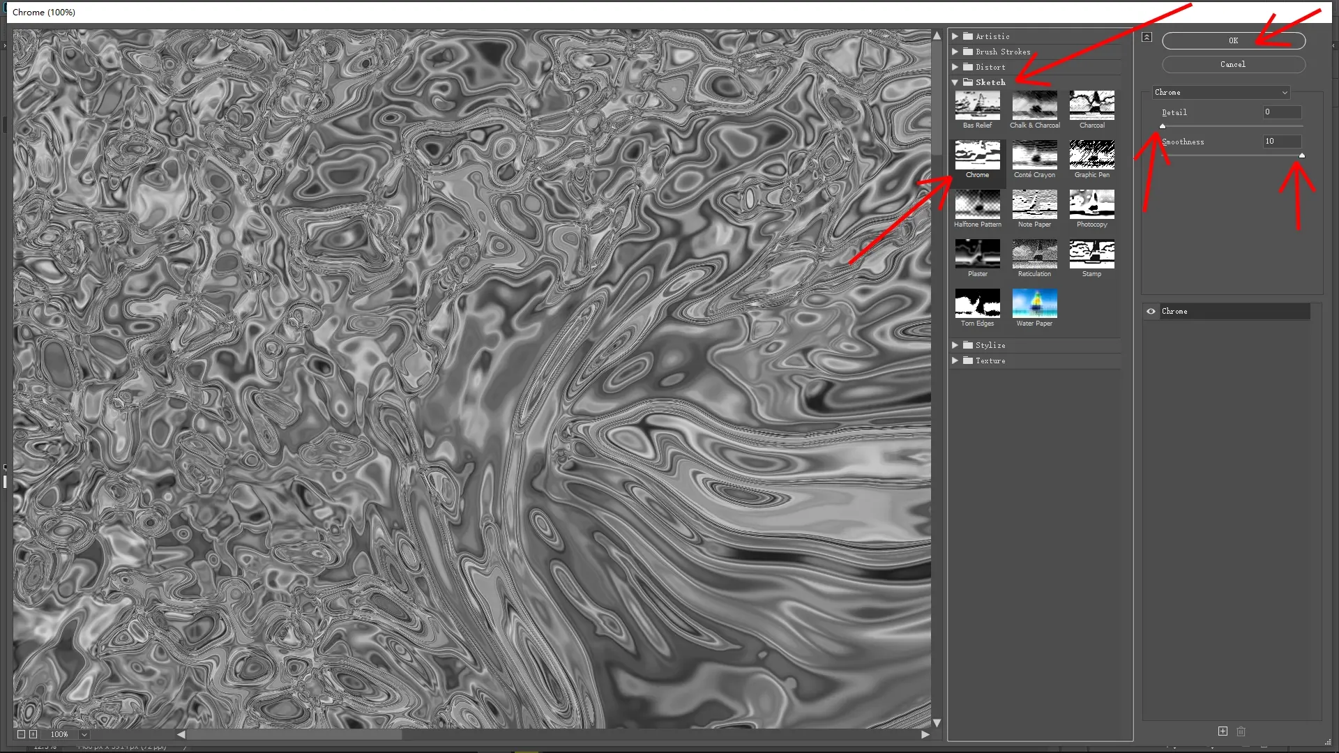 How to Create a Plastic Film Effect on Photos in Photoshop: Step 5-2