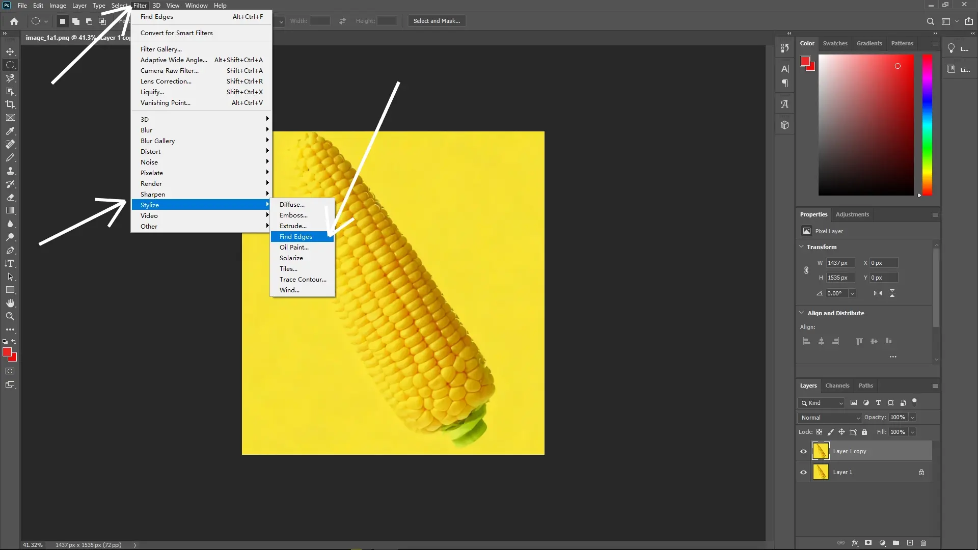 How to Extract a Subject with a Similar Color Background in Photoshop: Step 2