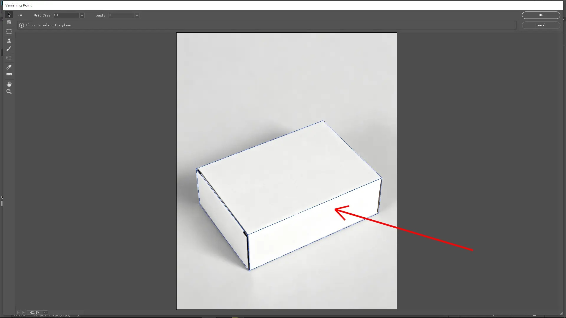 How to Apply a Texture onto a Box in Photoshop: Step 5